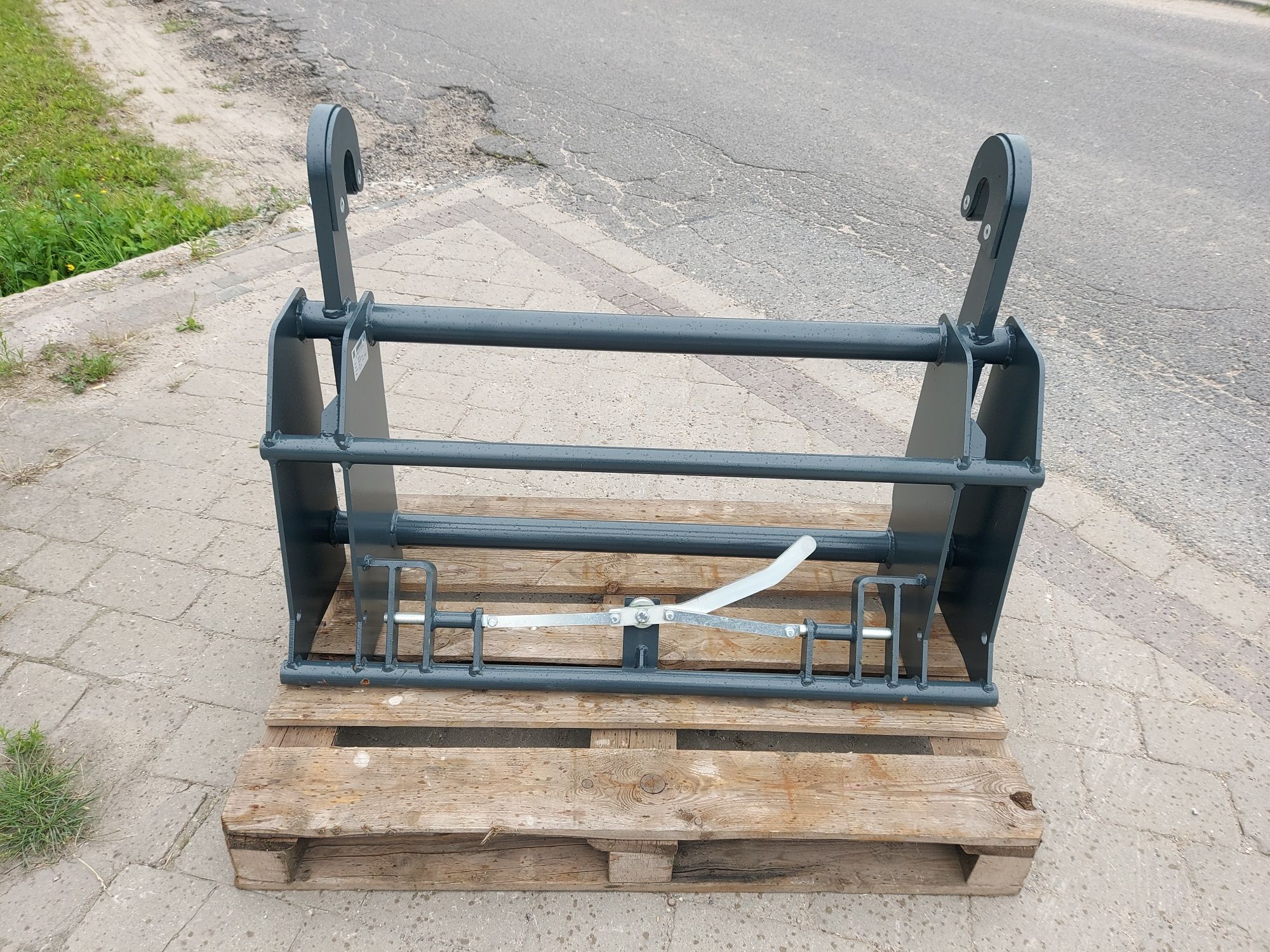 Adapter przejściówka z Ładowarki Jcb q-fit na Euroramke  ! Od ręki !