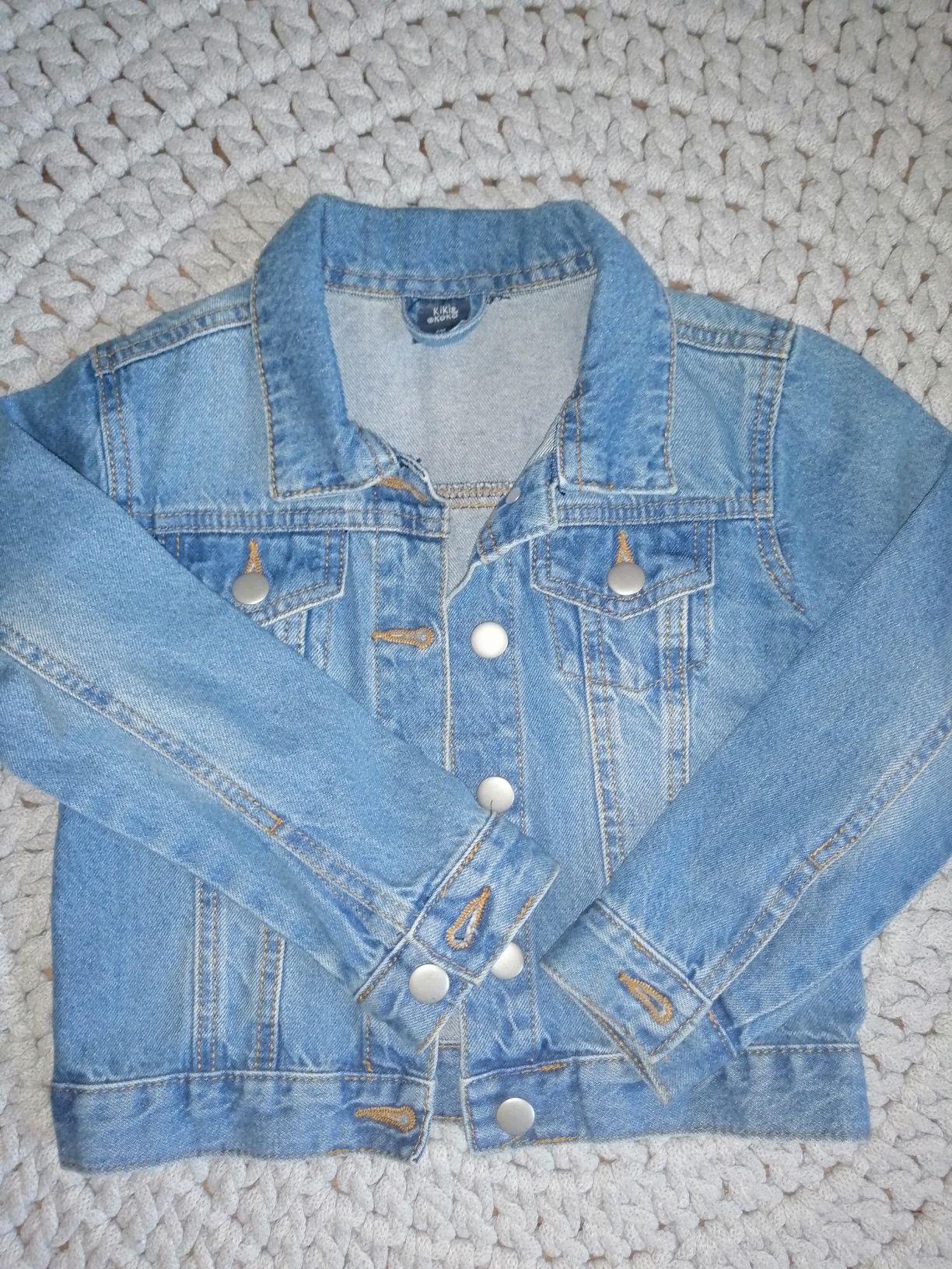 Kurtka jeansowa r. 110 dla dziewczynki
