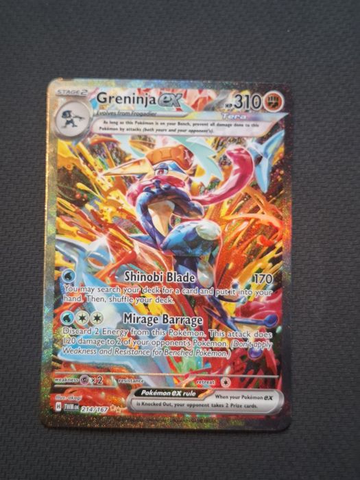 Karta Pokemon Greninja ex