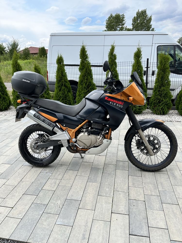 Kawasaki KLE 500 rok 2008. Stan bardzo dobry. Przygotowany do sezonu.