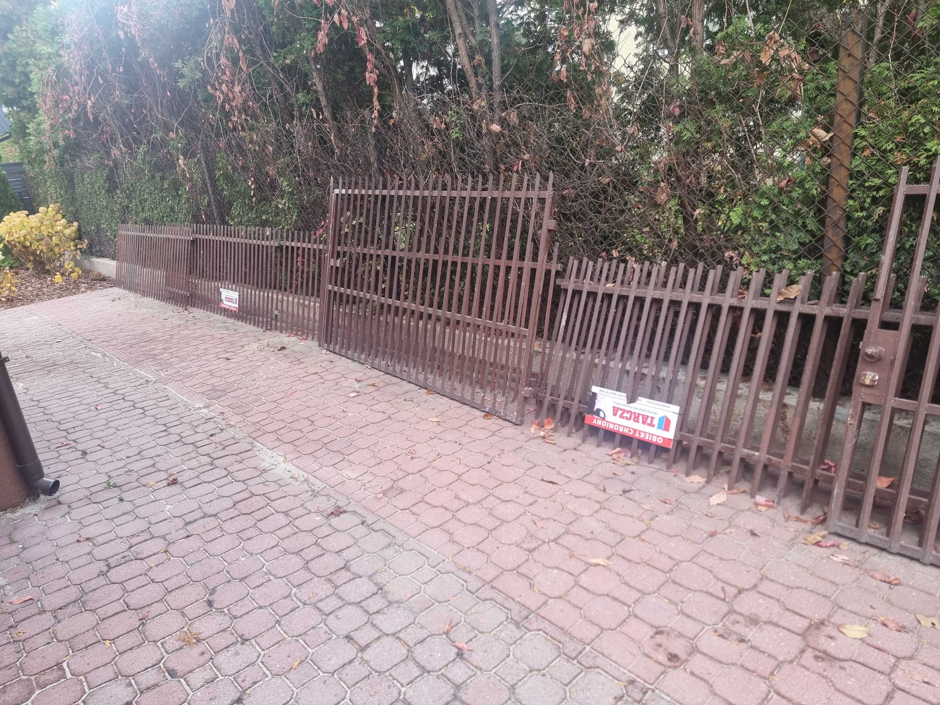 Ogrodzenie metalowe przęsło metalowe