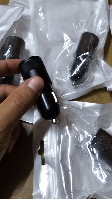 Carregador isqueiro carro usb type-c