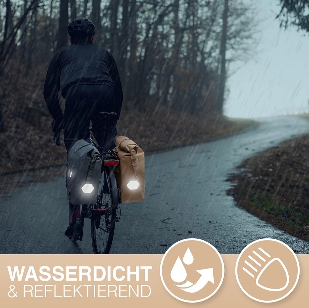 Valkental - Torba rowerowa 2 w 1 pojemność 26L