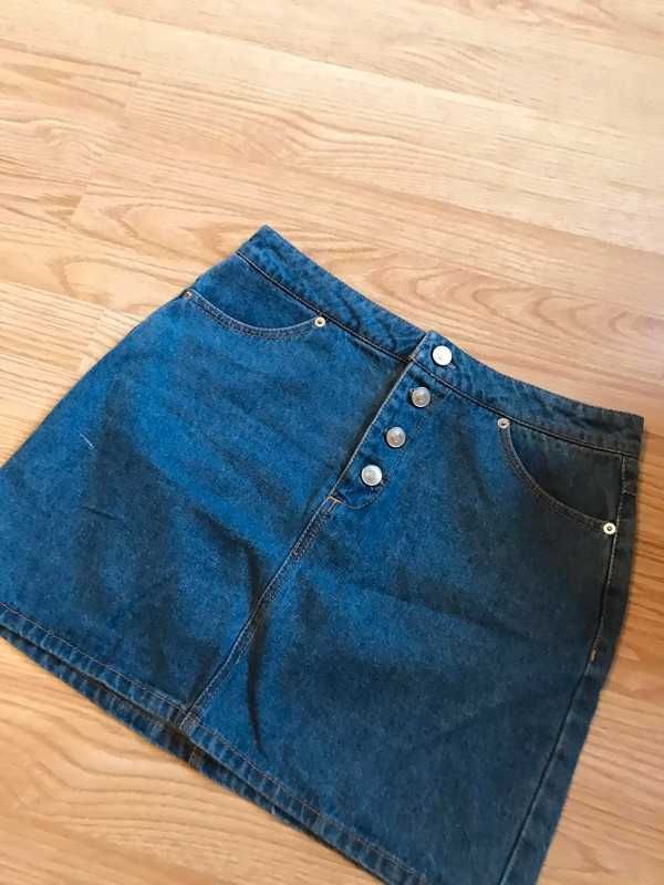 Krótka mini spódniczka  jeansowa Forever 21 na lato wiosnę 38 M