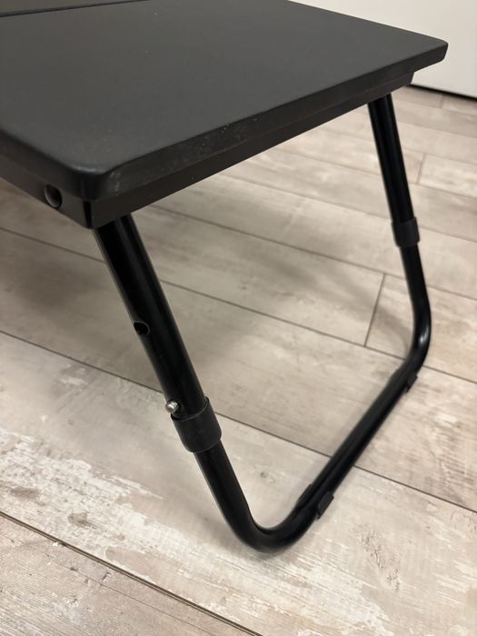 Stolik podstawka pod laptopa regulowany czarny rozkładany