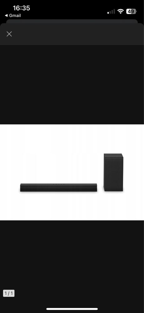 Soundbar LG S40T 2.1 300W Dolby Digital DTS Bluetooth