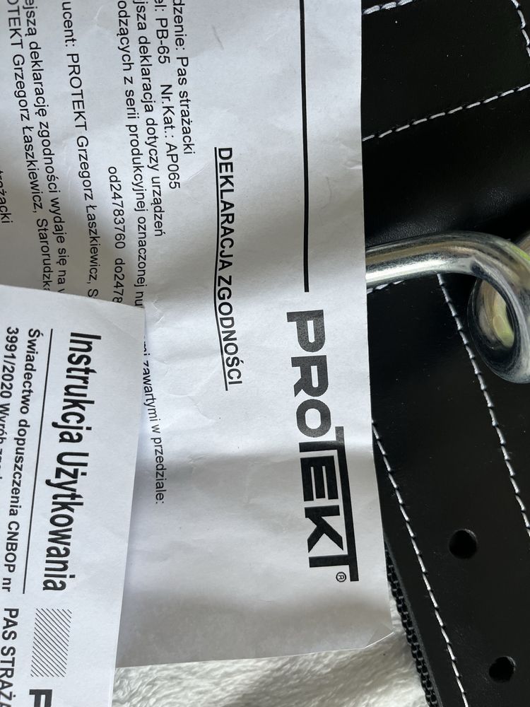 pas strażacki rozmiar s i rzep na nomex osp