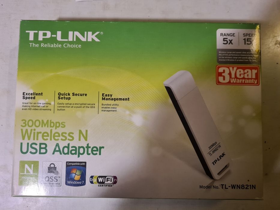 USB, WiFi,Adapter TP-Link TL-WN821N