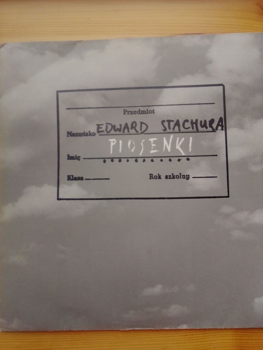 Edward Stachura. Piosenki . Płyta winylowa