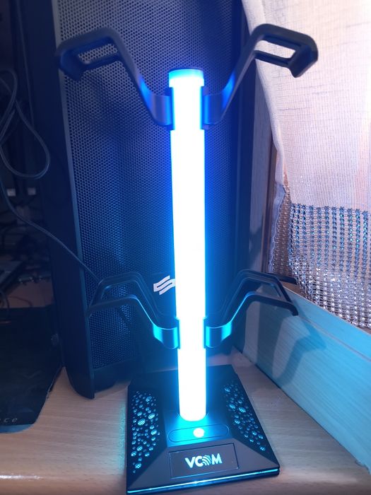 Stojak na słuchawki RGB vcom z podświetleniem LED