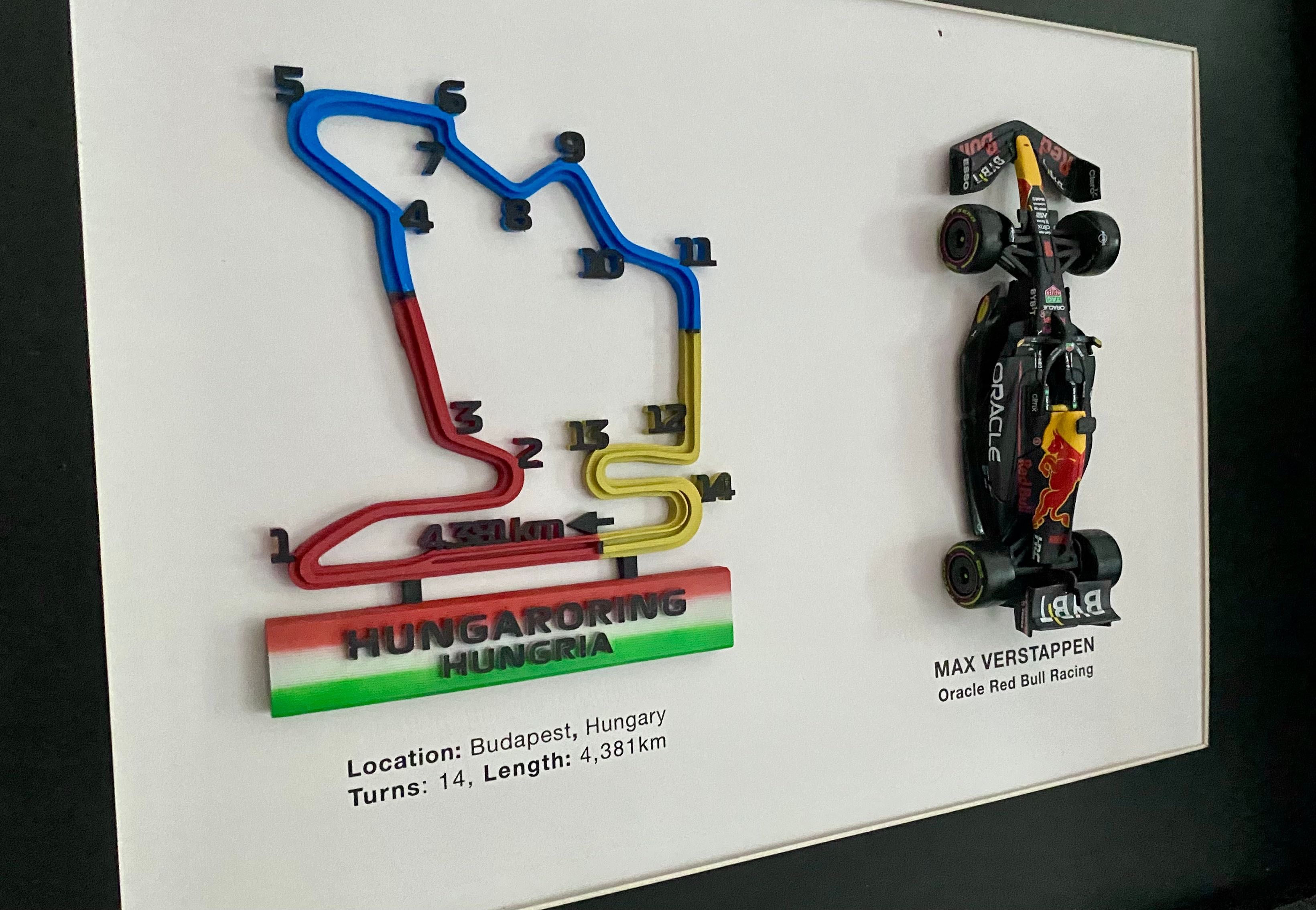 Obraz F1 Red Bull, Tor F1 Hungaroring 40x30cm