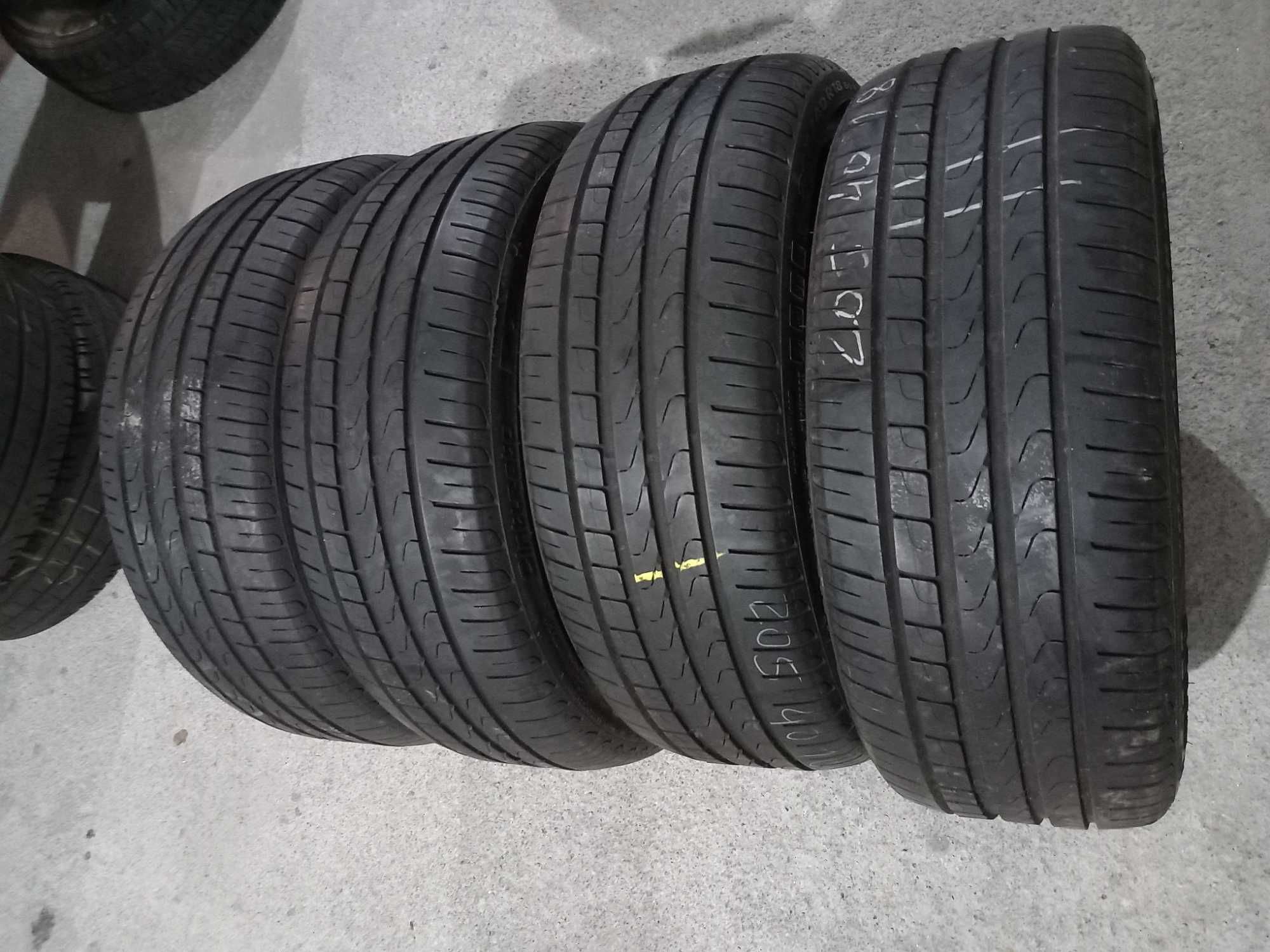 4 pneus 205/40R18 Pirelli seminovos RFT