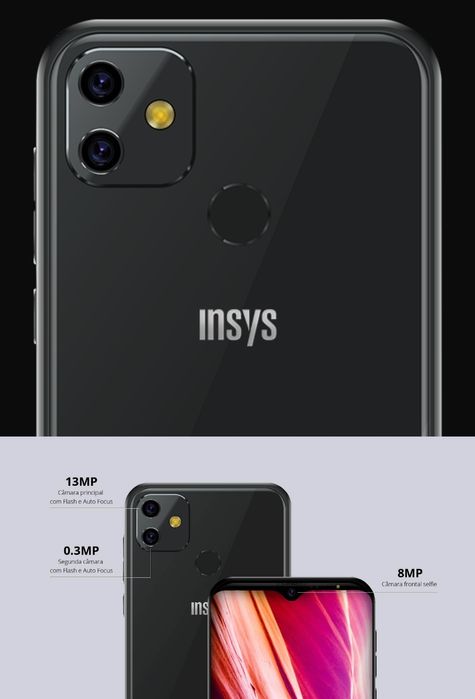 Smartphone INSYS IH9-L61 (igual a novo)