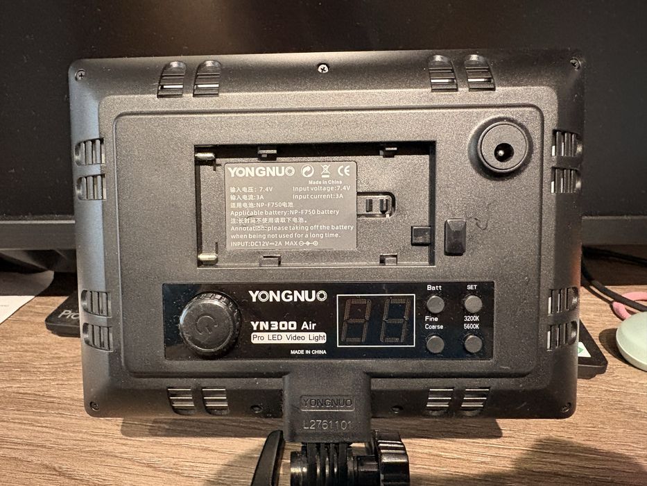 Yongnuo YN300 Air – Lampa LED, dwukolorowa, idealna do wideo/foto