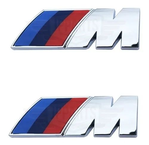 SÍMBOLO EMBLEMA LATERAL Guarda-lamas BMW M PERFORMANCE ORIGINAIL Novo