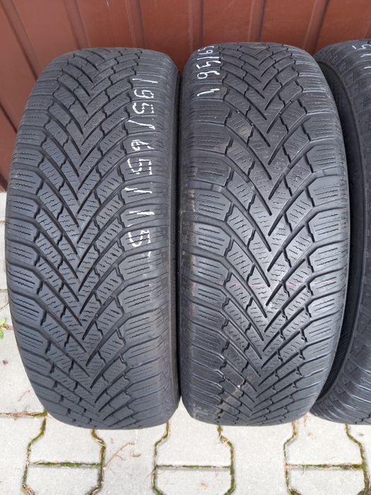 4x Opony Używane Zimowe 195/65R15 Continental