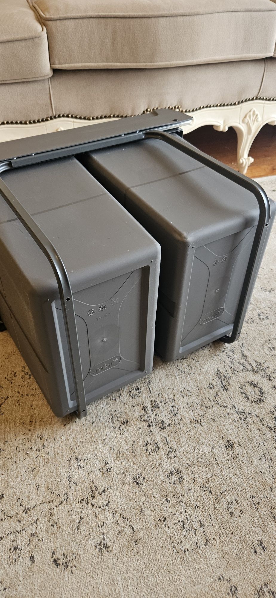 Cestos de lixo ou reciclagem