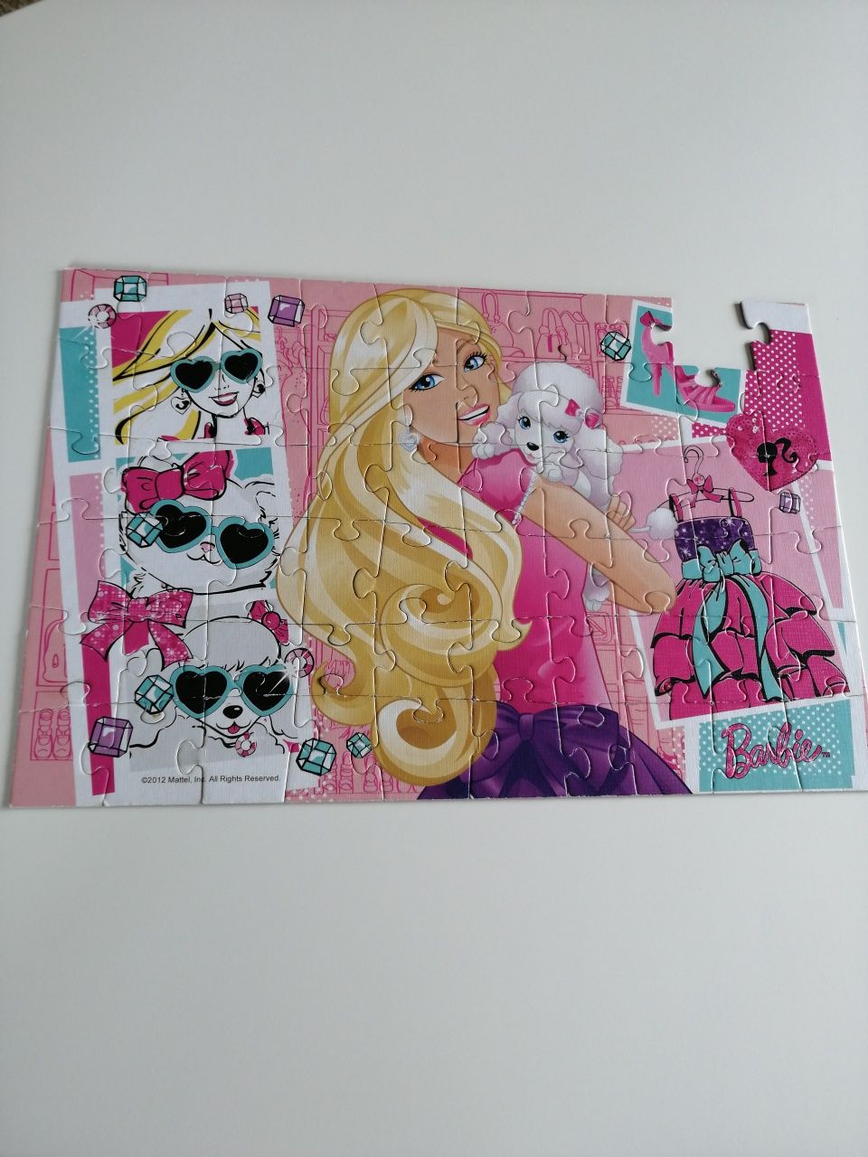 Zestaw Barbie puzzle x 2