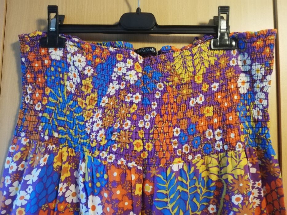 Szerokie letnie spodnie coś typu haremki