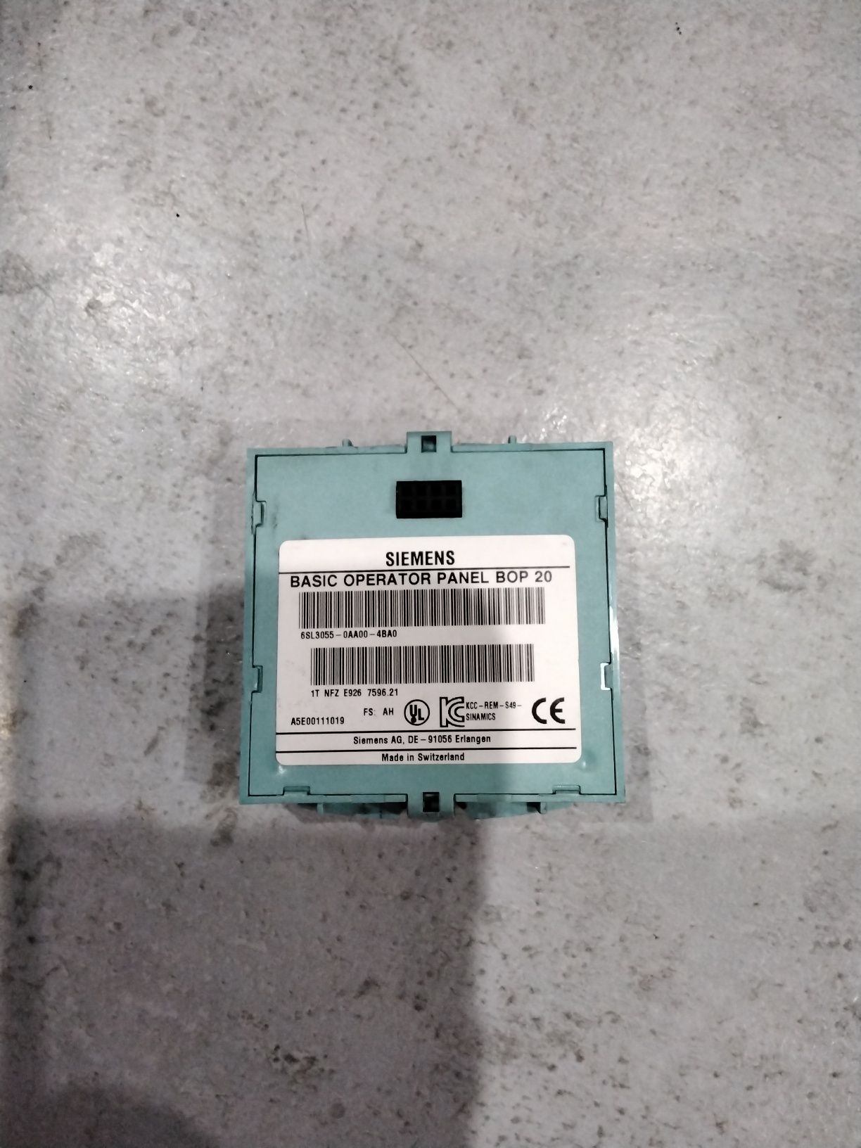 Siemens sinamics CU310-2 DP,  6SL3040-1LA00-0AA0 ,Panel BOP 20 6SL3055