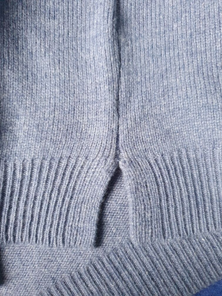 wełna sweter M nowy z metką niebieski ciepły arabella addison damski