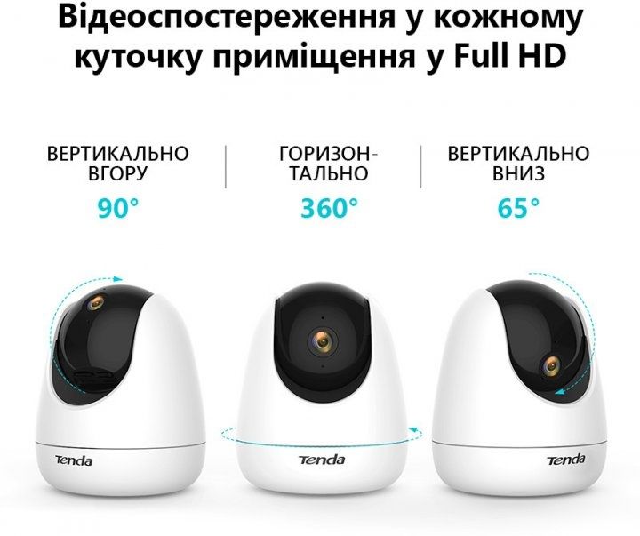 Радіо няня камера безпеки tenda cp3 wifi ip