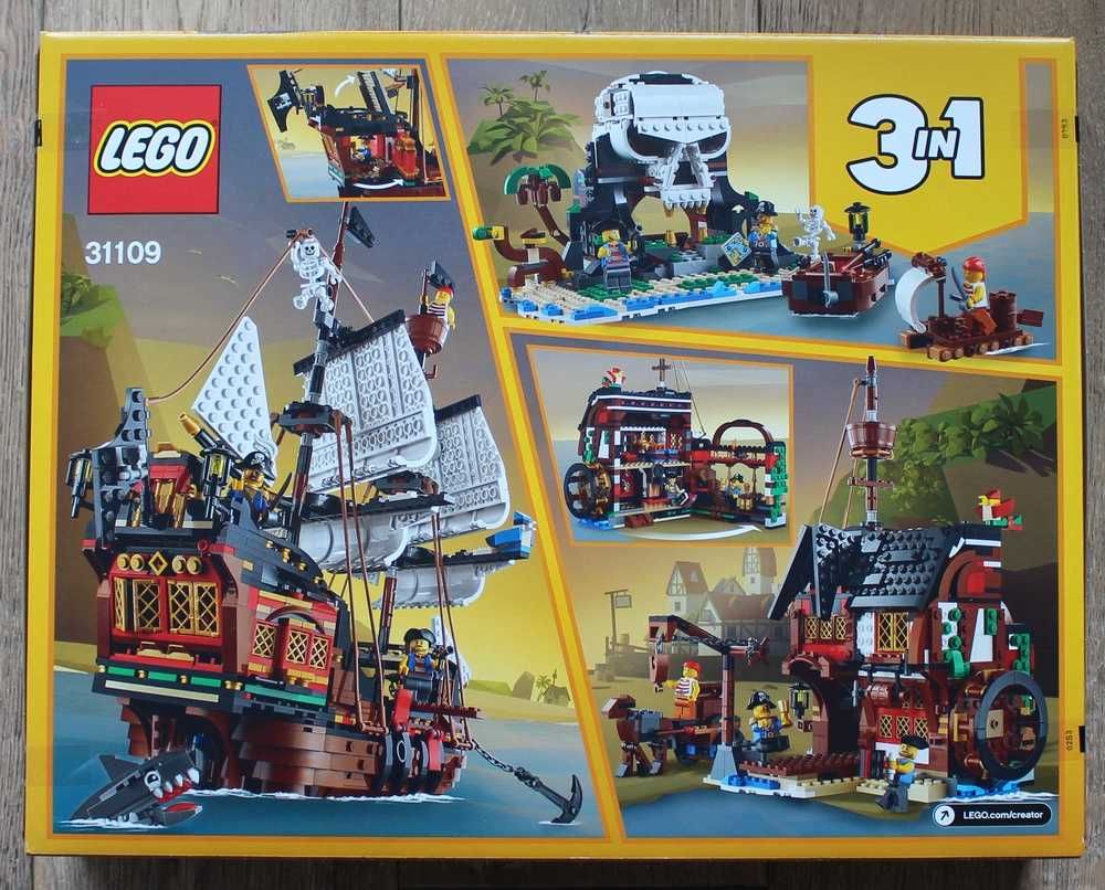 #nowe# Lego 31109 Statek Piracki Creator 3 w 1 Trójmiasto