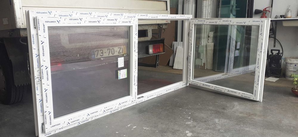 Vendo janela de pvc nova marca cortizo com vidro termico