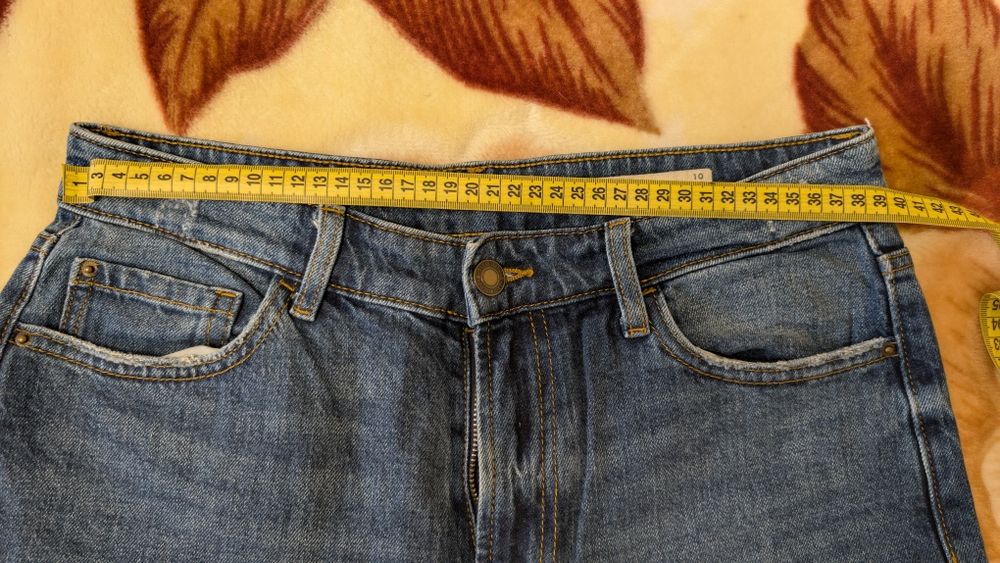 Джинси мом нові, вкорочені