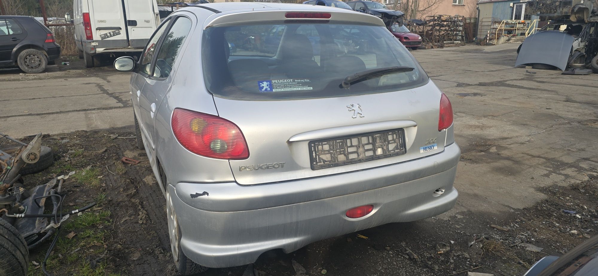 Klapa drzwi lampa zderzak EZRC Peugeot 206 1,1 części