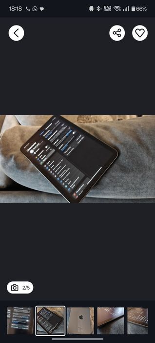 Wyświetlacz iPad mini 7 oryginał stan idealny z demontażu