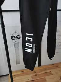 Icon Dsquared spodnie dresowe męskie czarne XL, 3XL