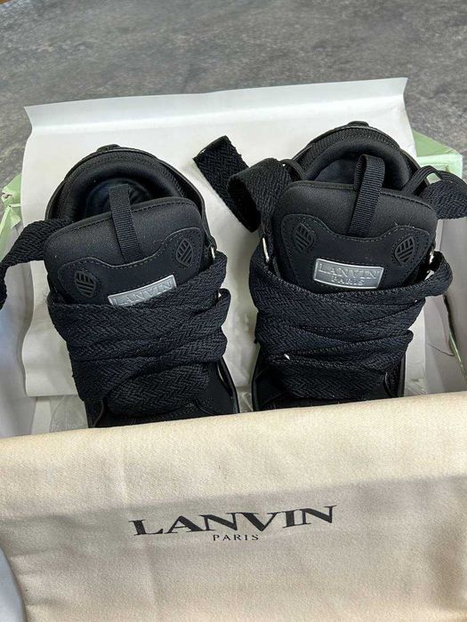 Кеди Lanvin Curb кеды ланвин кросівки ланвін Sneakers чорні 37 39 42