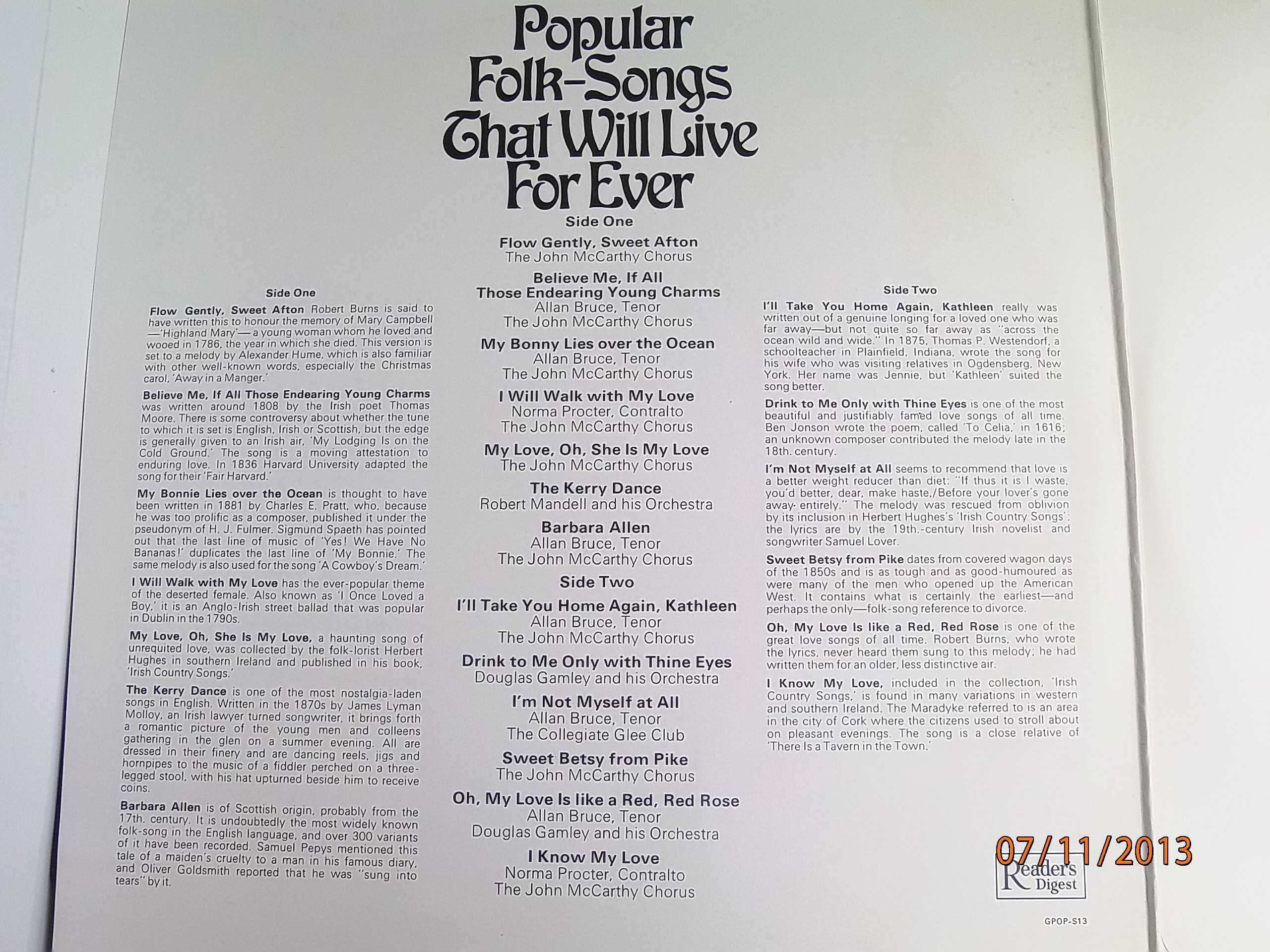 Discos Vinyl Folk,  Latin american dances e Tango
