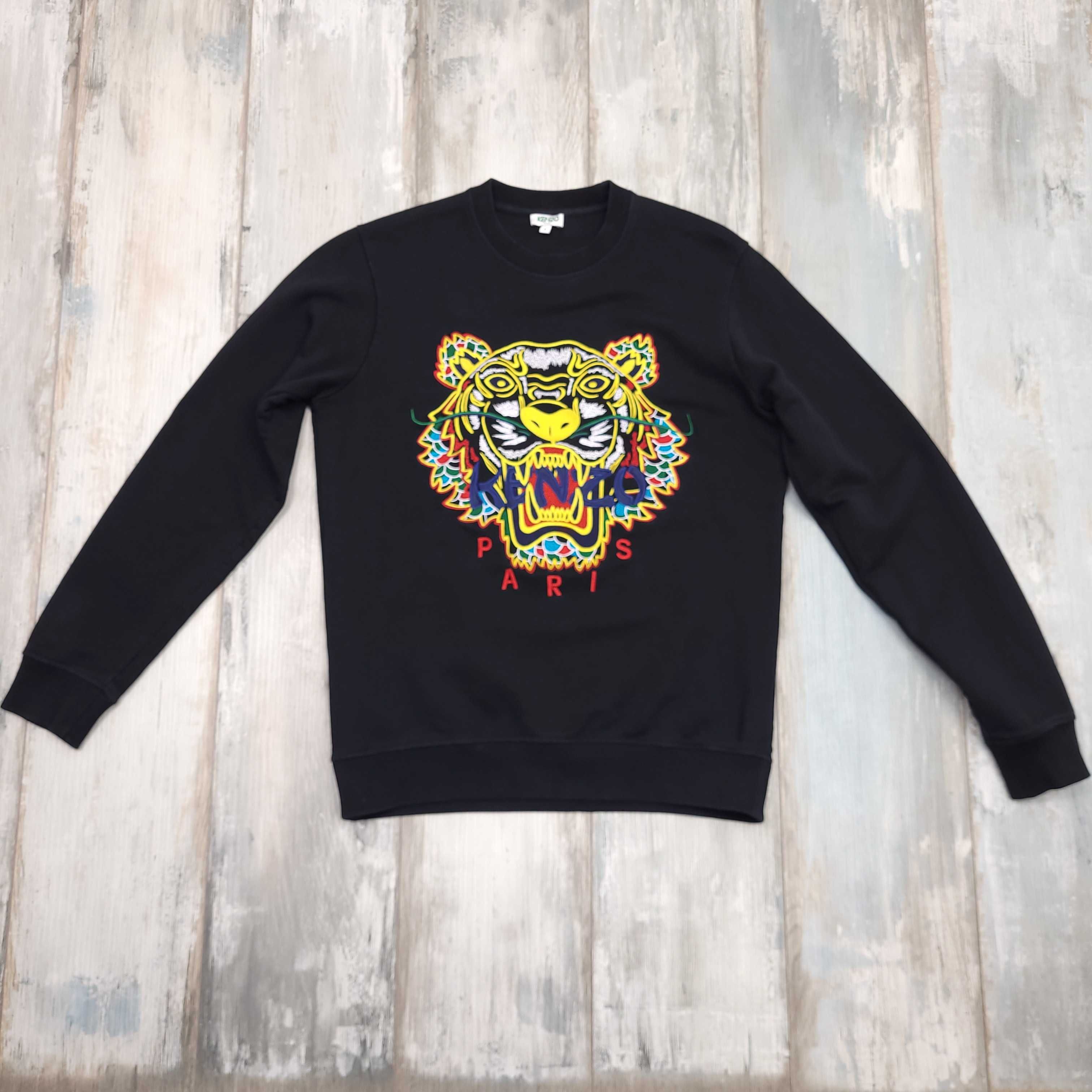 Kenzo Streetwear Sweatshirts Hoodies bluza czarna premium męska