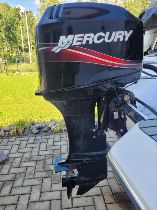 Mercury 50 HP, 2006 rok produkcji, dwusuw, stopa L, elektryczny trym.