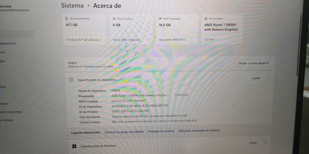 Omen 16 Gaming Como novo