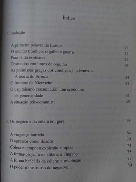Cólera e Tempo - Peter Sloterdijk (Ensaio Político-Psicológico)