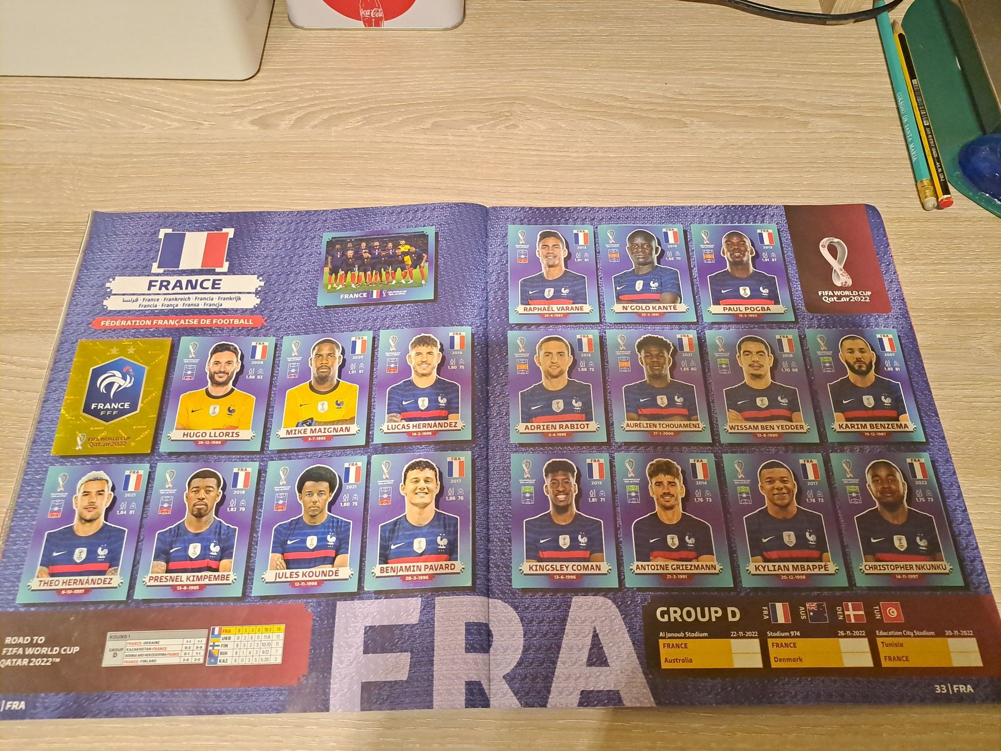 Caderneta Mundial Qatar 2022 completa
