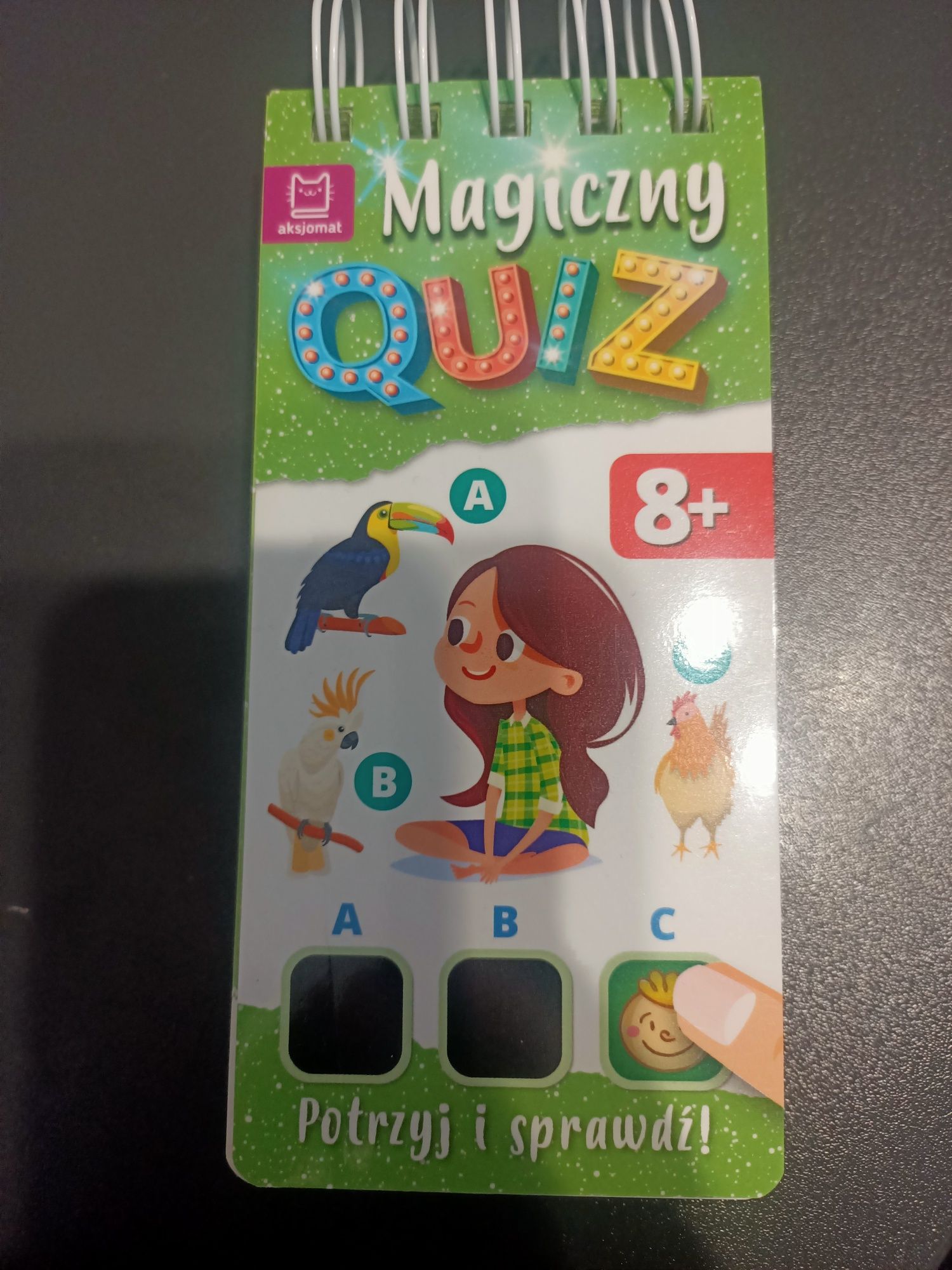 Magiczny quiz 8+ - potrzyj i sprawdź