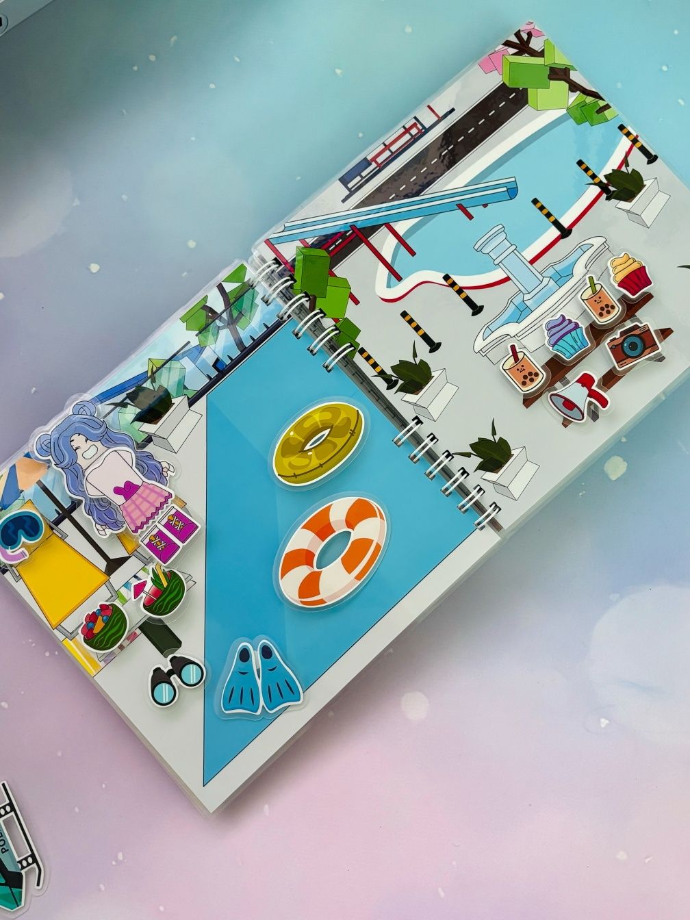 Роблокс roblox Brookhaven гра на липучках ліпучках книжка тока бока