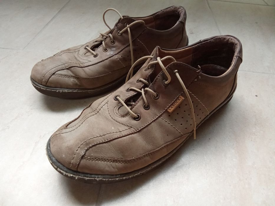 Półbuty damskie skórzane brązowe Lasocki rozmiar 41