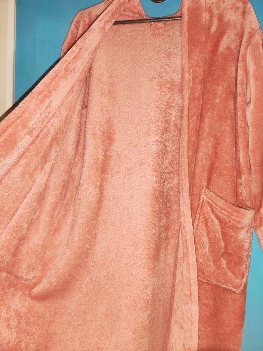 Детский махровый халат, плюшевый (вельсофт), банный