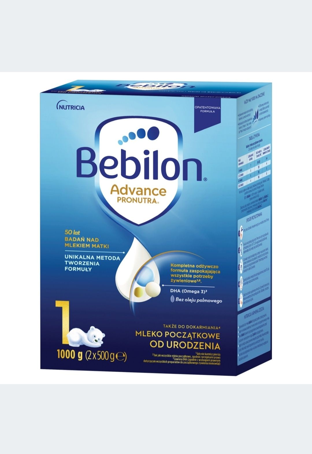 Суміш для дитячого харчування молоко каша Bebilon Advance Pronutra 1