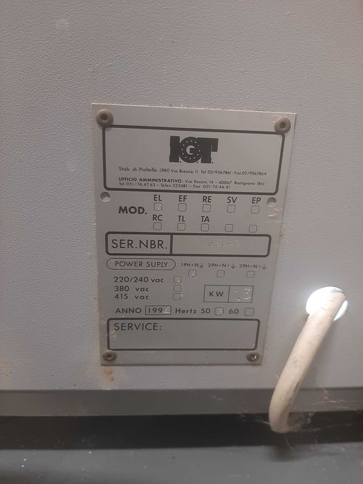 Prensa de chapas offset, insolação.