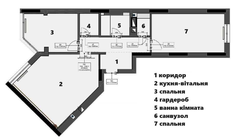 Квартира 74 метри з коморою в шикарному ЖК На Прорізній