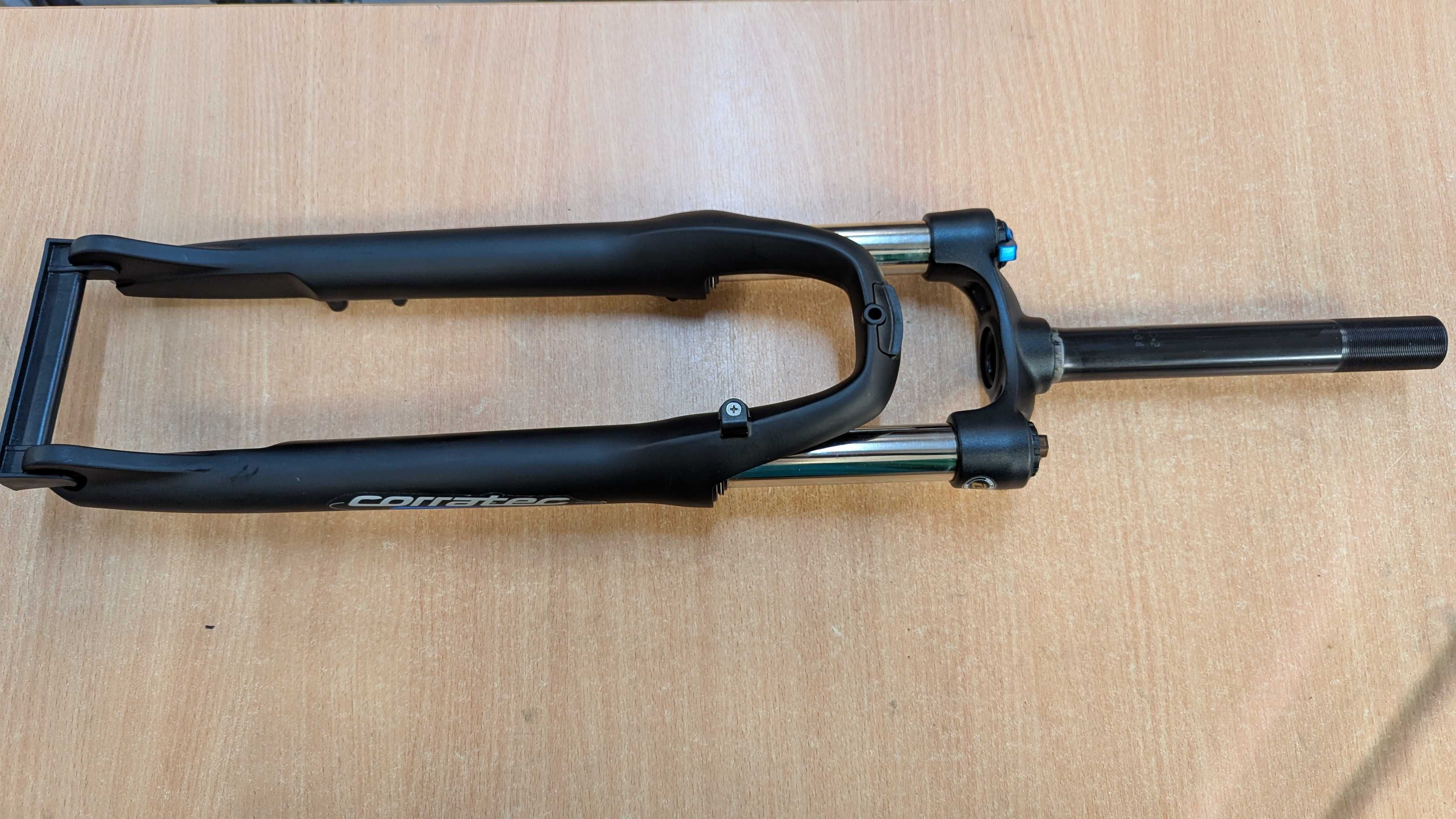 Nowy amortyzator 26" Zoom Corratec blokada, pod tarcze rura gwintowana