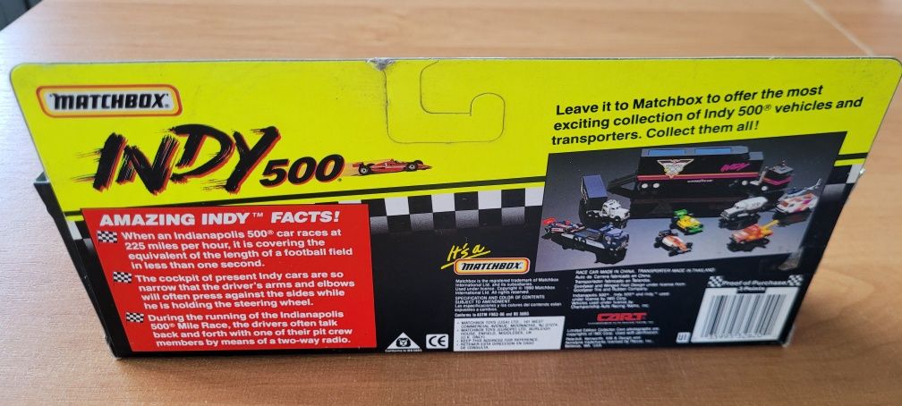 Matchbox Convoy Indy 500 Amway