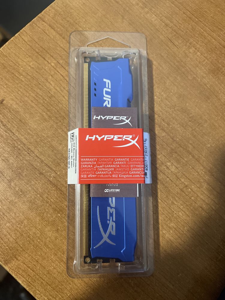 Memoria RAM HyperX Fury 4GB DDR3 1600Mhz CL10
