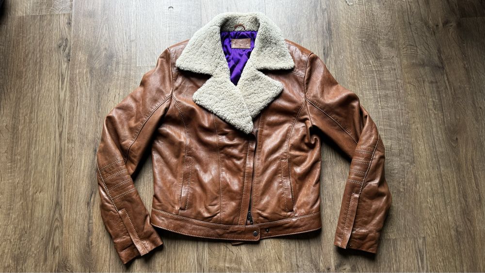 Ochnik, massimo dutti, witchen, kurtka 100% skóra M